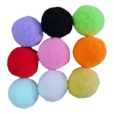 Pompom Multicolorido 40mm Escuro E Cores Pateis - 50 Und