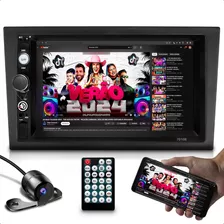 Central Multimidia 2 Din Dvd Usb Mp5 Espelhamento Android