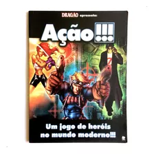 Ação !!! - Livro Rpg Dragão Brasil Especial 33 - Um Jogo De Heróis No Mundo Moderno