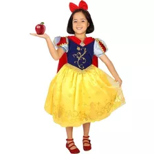 Fantasia Branca De Neve De Luxo - Infantil