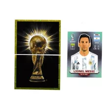 Set Estampas Panini Messi Y Copa Del Mundo 2022