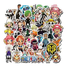 One Piece 50 Calcomanias Stickers Pvc Anime Manga