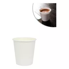 Copo Papel Descartavel Biodegradavel Branco Cafe C/ 100 Un