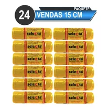 Venda Elástica De Algodón 15 Cm X 5 Mts Paquete 24 Piezas