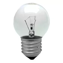 Lâmpada Incandescente Bolinha Clara 15w 127v 220v E27 10 Pçs