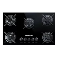 Cooktop Brastemp 5 Bocas Com Grades Piatina E Acendimento Au