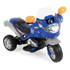 Moto Eletrica Infantil Speed Chopper Azul 6v 20kg Home Play