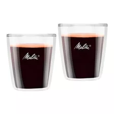 Set De Dos Vasos Doble Pared Melitta 300ml