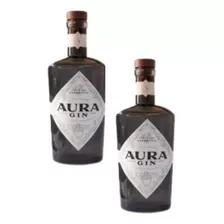 Gin Aura Handcrafted London Dry Enebro Patagónico 700ml X2u 