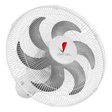 Ventilador De Parede 6 Pás 50cm Oscilante Bivolt Venti-delta Cor Da Estrutura Branco 110v/220v