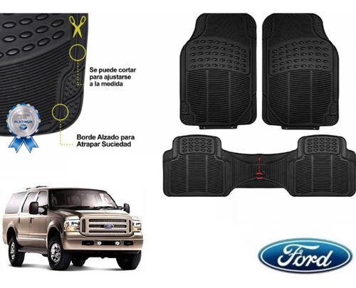 Tapetes 3 Filas Big Truck Ford Excursion 1999 A 2004 2005