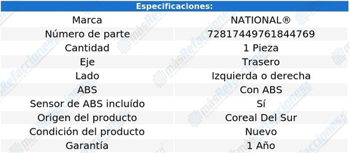 Maza Tras Izquierda O Derecha Protege 95 Al 99 National Foto 3