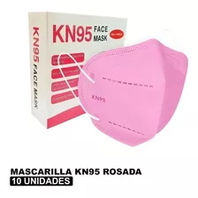 Mascarilla Kn95 Rosada Selladas 10 Unidades Certificadas