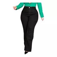 Calça Flare Feminina Plus Size Pantalona Boca De Sino