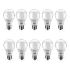 Kit 10 Lâmpadas Led Bulbo A60 12w 6500k Branco Frio Elgin Cor Da Luz Branco-frio Voltagem 110v/220v (bivolt