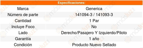 Set 2 Faros Niebla Volvo Xc60 12_13 Generica Foto 4