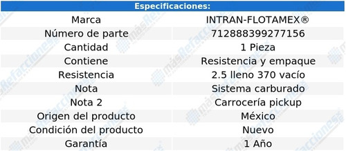 Flotador Tanque Gasolina Chevrolet C10 V6 4.3l 82-89 Foto 2