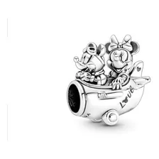 Charm Pandora Avión Mickey Minnie Mouse Disney Plata Ale 925