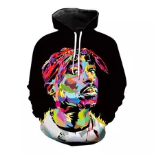 Sudaderas Con Capucha Con Estampado 3d De 2pac Hip Hop