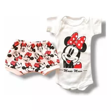 Conjunto Set Bebé Verano Minnie Mouse