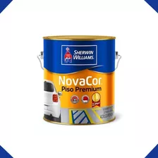 Tinta Piso Premium Novacor Sherwin Williams 3,6l Cores Cor Cinza/chumbo