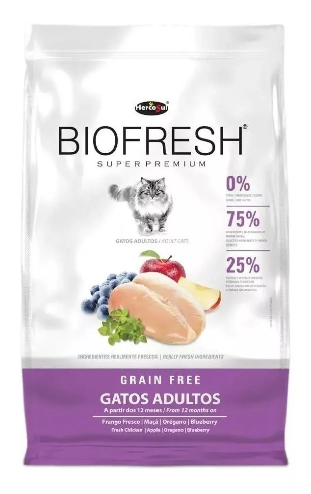 Alimento Biofresh Super Premium Para Gato Adulto Sabor Mix Em Saco De 7.5kg