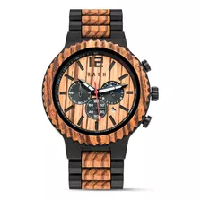 Reloj De Madera, Huapoca Ti, Hombre, Con Caja De Madera