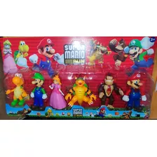Set De Mario Bross Super Mario Run 6 Figuras