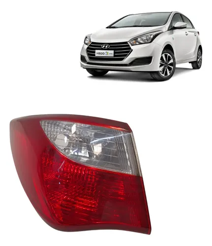 Lanterna Esquerda Hyundai Hb20 Sedan 13/18 Hy4444 - Hyundai - Código 180368344923