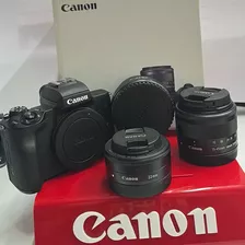  Canon Eos Kit M50 Mark Ii + Lente Ef-m 15-45mm / Seminova