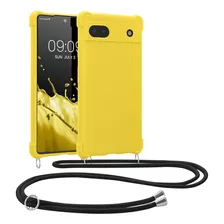 Funda Para Celular Google Pixel 6a Kwmobile Color Amarillo