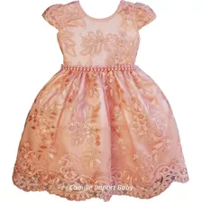 Vestido Infantil Princesa Realeza Provençal Todas Cores