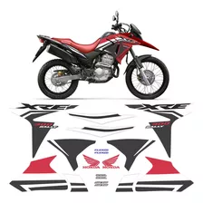 Kit Adesivos Moto Honda Xre 300 Rally 2016 Carbono Completo