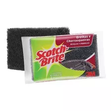 Esponja Scotch-brite Para Grelhas E Churrasqueiras