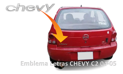 Emblema Letras Chevy C2 2004-2005 Foto 2