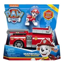 Paw Patrol Figura + Vehículo Coleccionable Marshall Básico