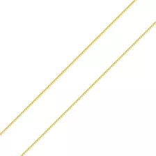 Corrente De Ouro 18k Veneziana 0,5 Mm 45 Cm Feminino