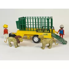 Playmobil Zoo Animais Transporte De Leões Carreta