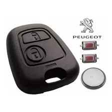 Capa Chave Peugeot 206 207 307 Hoggar Citroen+tecla+bateria