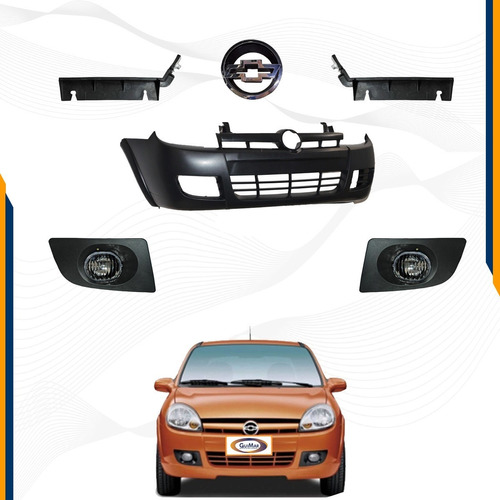 Kit Chevy C2 04 Al 08 Fascia, Faros N, Emblema Y Guias Fasc Foto 2