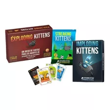 Exploding Kittens + Imploding + Streaking Para Imprimir 