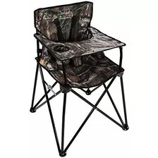 Chao! Trona Portátil Para Bebé, Mossy Oak Infinity.