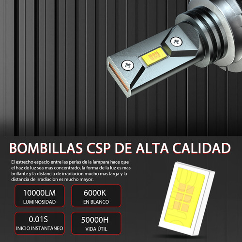 Kit De Faros Delanteros Led H7 Para Hyundai Sonata 2011-2014 Foto 2