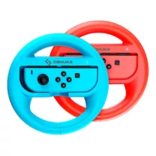 Accesorios Nintendo Switch Joycon Rueda Neon Mario Bros Kart