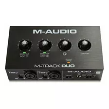 M-audio M-track Duo Interfaz De Audio Usb, Tarjeta De Sonido