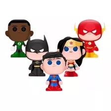 Coleção Completa 5 Bonecos Liga Da Justiça Johnny Rockets