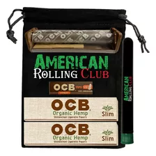 Ocb Black Bag Combo | Organic Slim | Incluye Papel De Liar O