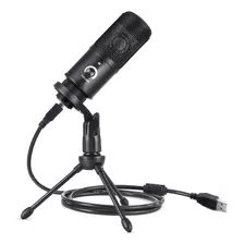 Microfono Fino Condensador Usb Podcast Grabacion Elite Mic1