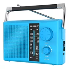 Leotec Radio Am/fm Con La Mejor Recepción, Altavoz Grande Fu