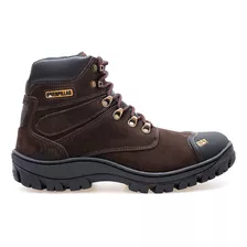 Bota Coturno Adventure Caterpillar Masculino Couro Legítimo